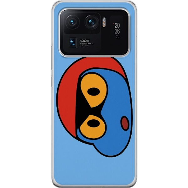 Xiaomi Mi 11 Ultra Gennemsigtig cover Bold Bot Head
