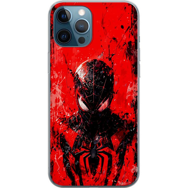 Apple iPhone 12 Pro Genomskinligt Skal Spider Man