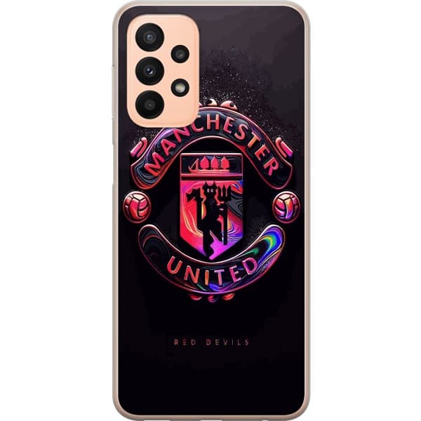 Kompatibelt Mobildeksel til Samsung Galaxy A23 Manchester United
