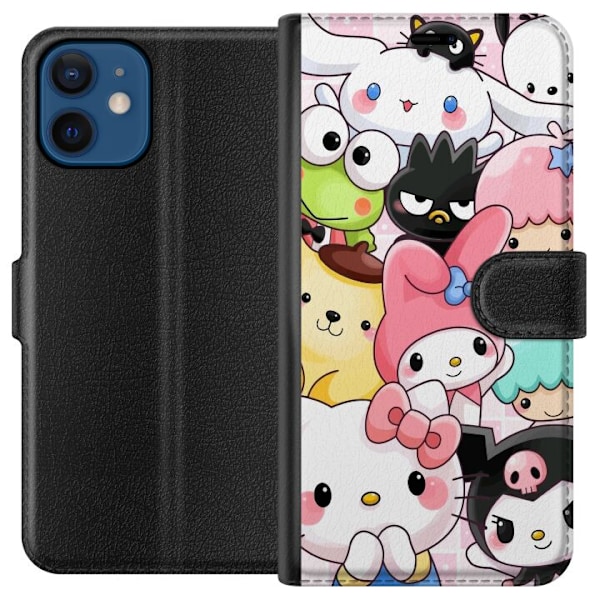 Apple iPhone 12 mini Lompakkokotelo Kawaii Sanrio Crew