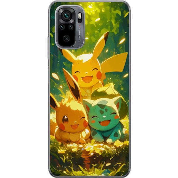 Xiaomi Redmi Note 10 Läpinäkyvä kuori Pixelmonster pelityyli - värikäs muotoilu retroa rakastaville pelaajille