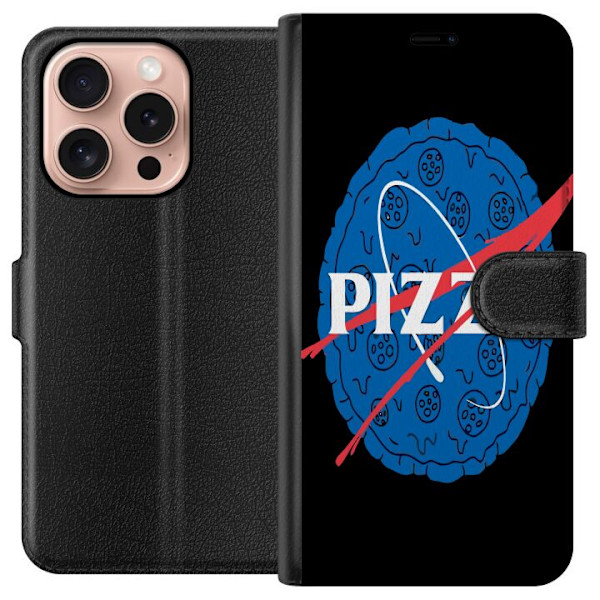 Apple iPhone 16 Pro Tegnebogsetui Pizza Nasa