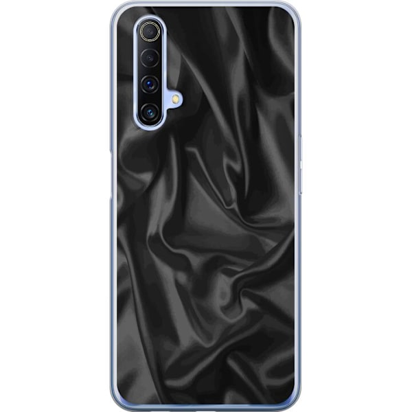 Realme X50 5G Gennemsigtig cover Silke Sort