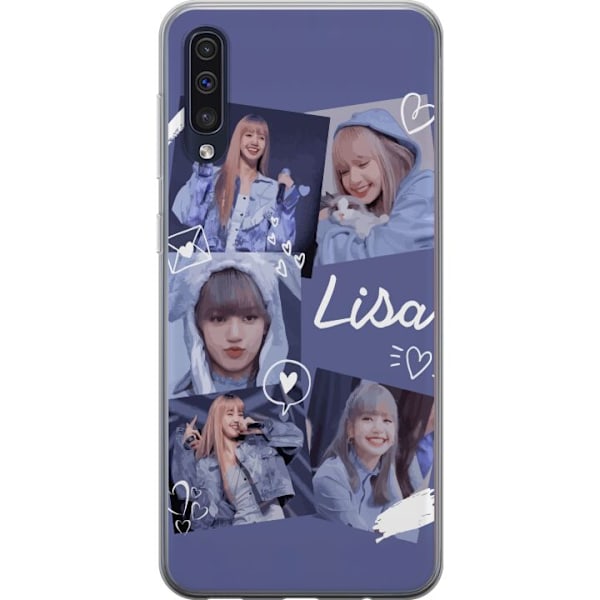 Samsung Galaxy A50 Genomskinligt Skal Lisa Blackpink – Aesthetic K-pop Queen