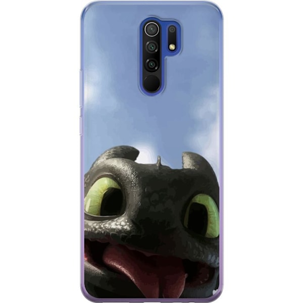 Xiaomi Redmi 9 Genomskinligt Skal How to Train Your Dragon (Draktränaren)