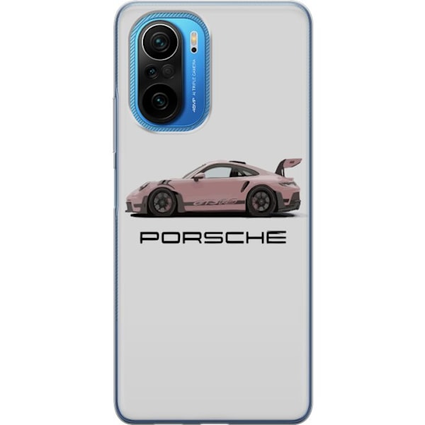 Xiaomi Poco F3 Gjennomsiktig deksel Porsche 911 Pink