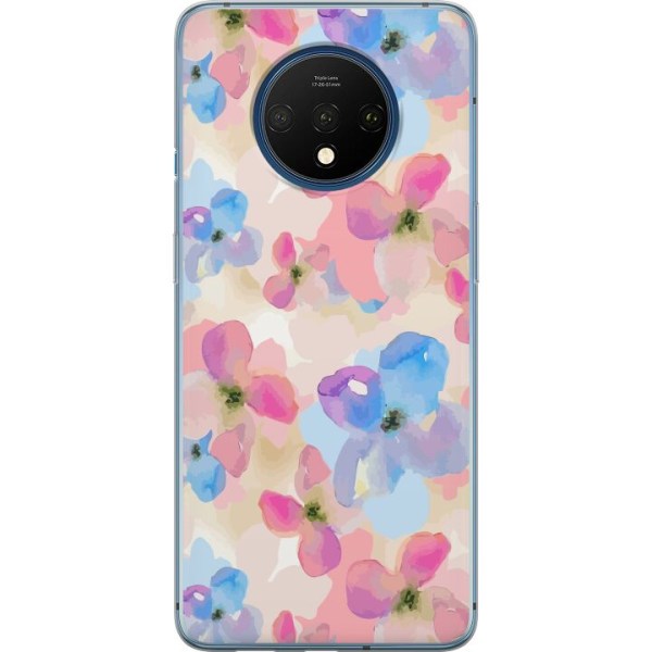 OnePlus 7T Gennemsigtig cover Blomsterlykke