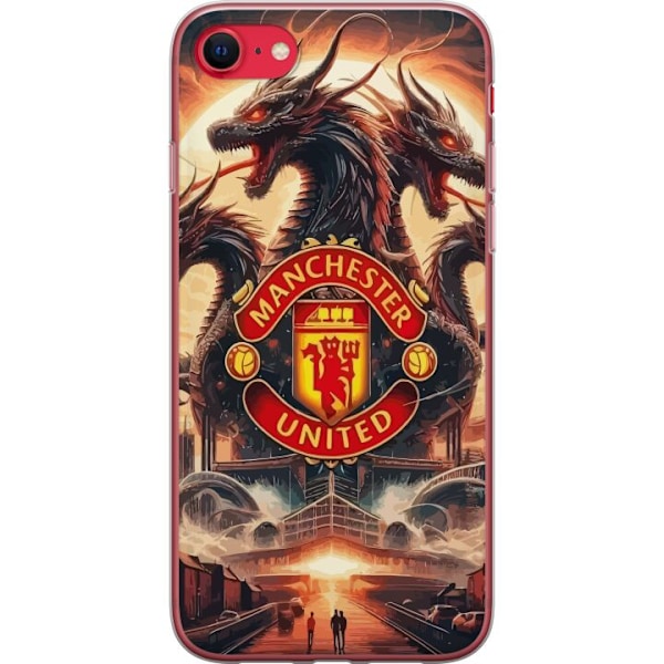 Apple iPhone 8 Genomskinligt Skal Manchester United