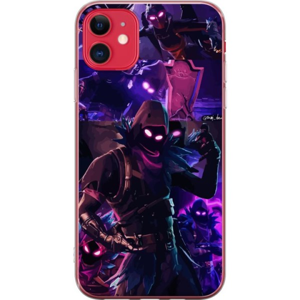 Apple iPhone 11 Gennemsigtig cover Fortnite - Raven