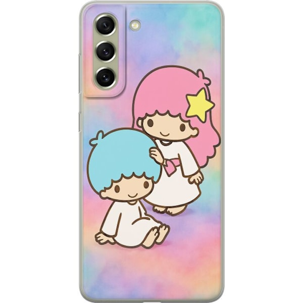 Samsung Galaxy S21 FE 5G Läpinäkyvä kuori Kawaii Sanrio Kiki Lola Little Twin Stars