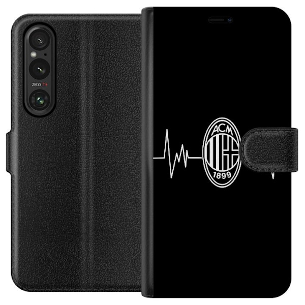 Sony Xperia 1 V Lommeboketui AC Milan