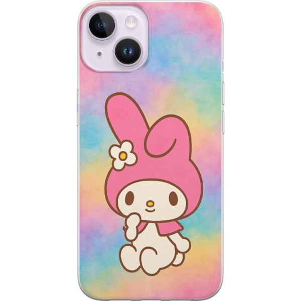 Apple iPhone 15 Plus Genomskinligt Skal Kawaii Sanrio My Melod
