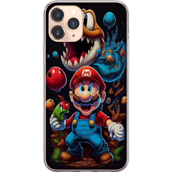 Apple iPhone 11 Pro Läpinäkyvä kuori Mario ja ystävät