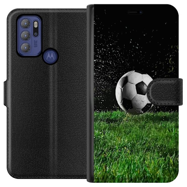 Motorola Moto G60S Lommeboketui Fotballhandling