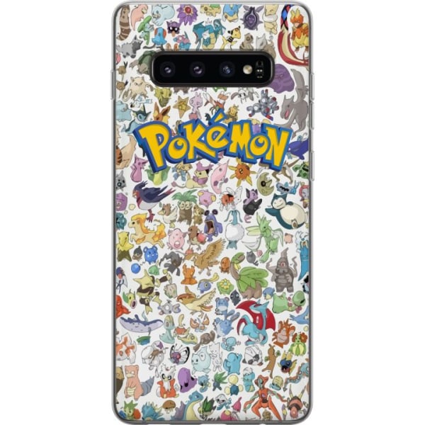Samsung Galaxy S10 Gennemsigtig cover Pokémon