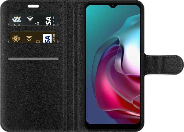Yhteensopiva Lompakkokotelo Motorola Moto G30 Blå elgitarr sininen