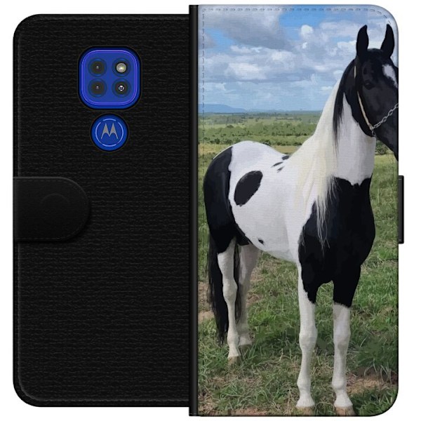 Motorola Moto G9 Play Plånboksfodral Hästmagi – stiliserad