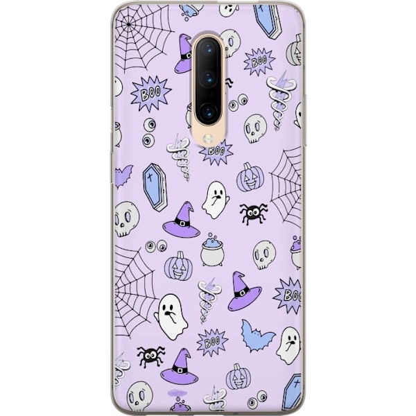 OnePlus 7 Pro Gennemsigtig cover Halloween mønster 2024