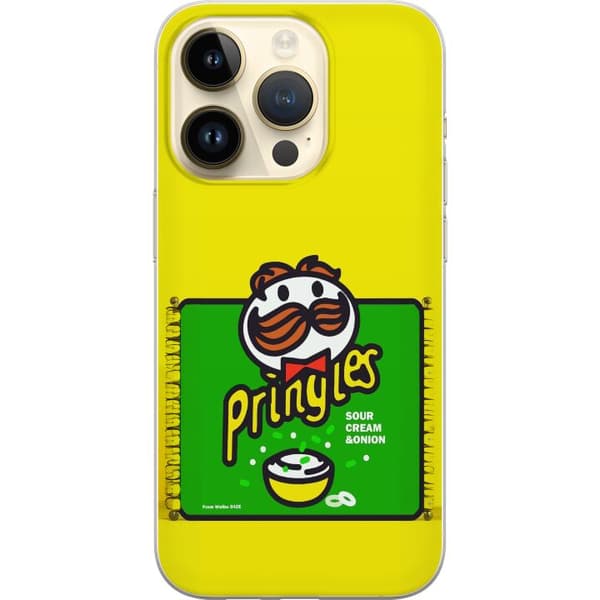 Kompatibel Mobilcover til Apple iPhone 15 Pro Pringles gul