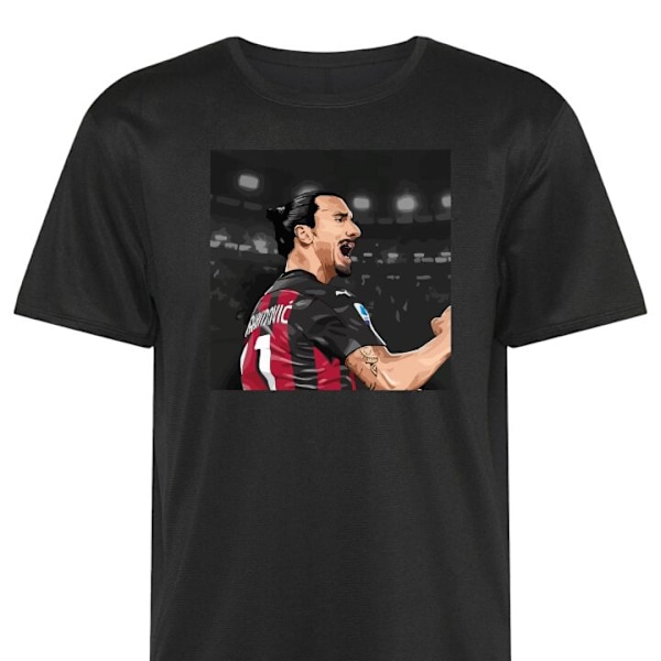 Trænings T-shirt | Sport T-shirt til Voksen Zlatan sort XX-Large