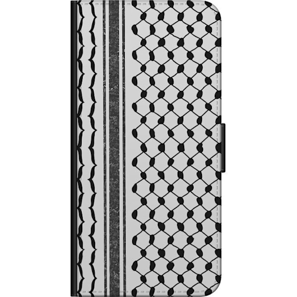OnePlus 7T Tegnebogsetui Palæstinensisk mønster - inspireret af traditionel stil keffiyeh-stof