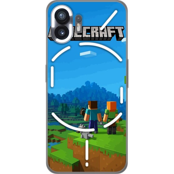 Nothing Phone (2) Läpinäkyvä kuori Minecraft Key Art