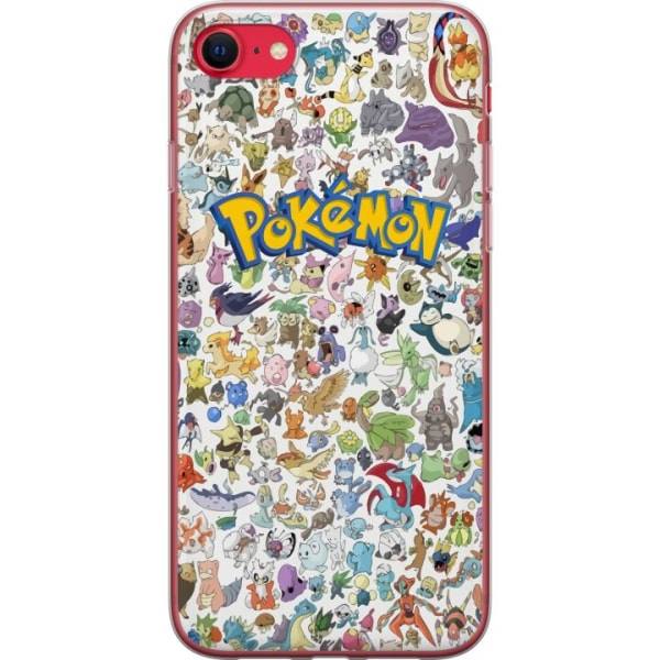 Apple iPhone SE (2020) Gennemsigtig cover Pokémon