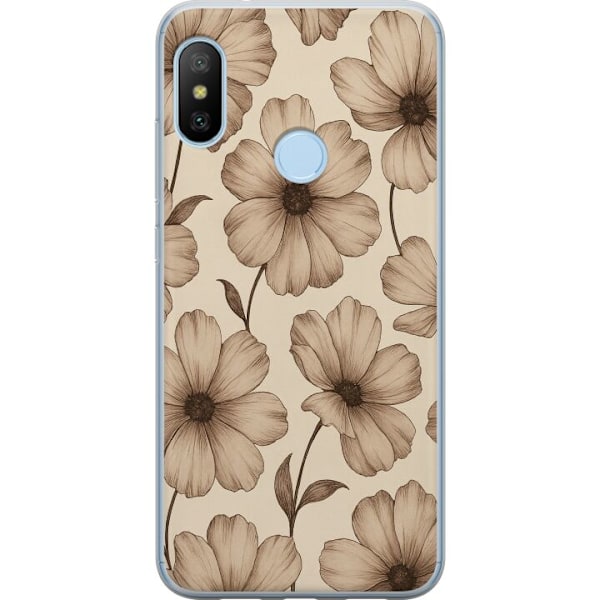 Xiaomi Mi A2 Lite Läpinäkyvä kuori Pastel Rush