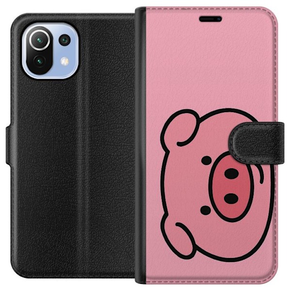Xiaomi Mi 11 Lite Plånboksfodral Kawaii Piggy