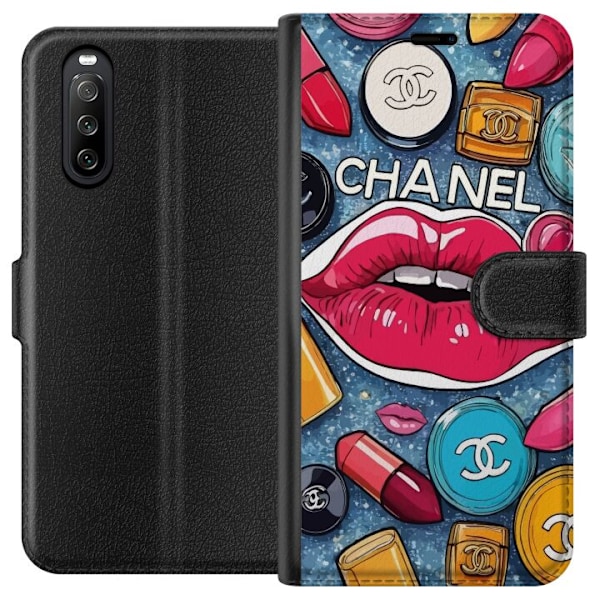 Sony Xperia 10 III Plånboksfodral Chanel Lips