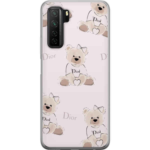 Huawei P40 lite 5G Läpinäkyvä kuori Teddy Dior Vibes - ylel