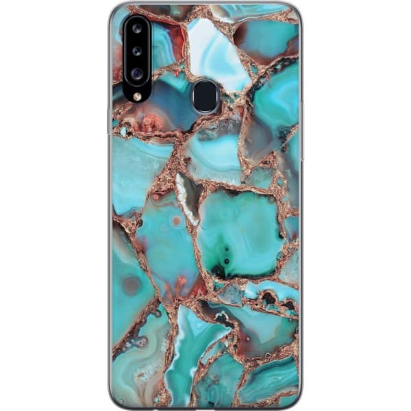 Kompatibelt Mobilskal till Samsung Galaxy A20s Santorini