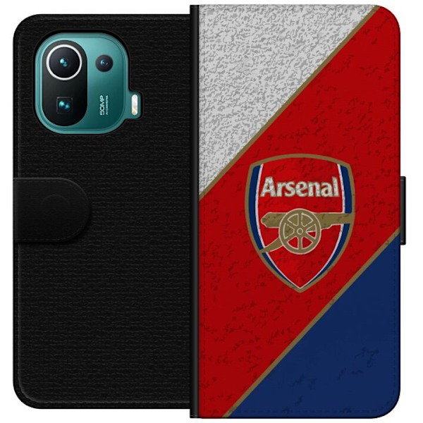 Xiaomi Mi 11 Pro Tegnebogsetui Arsenal