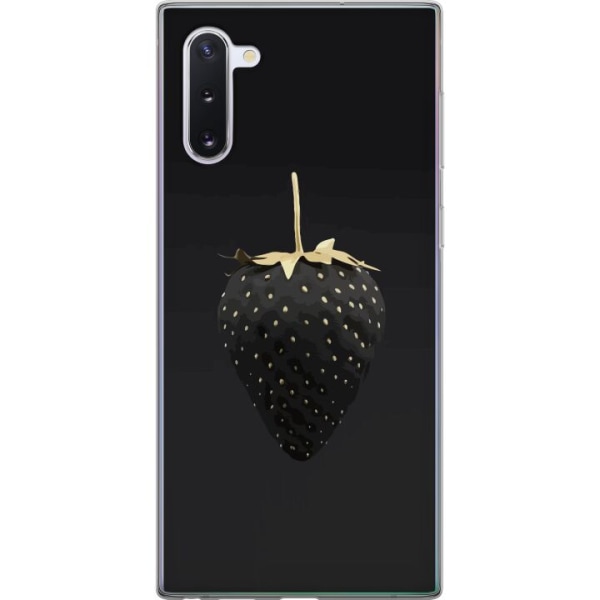 Samsung Galaxy Note10 Gennemsigtig cover Luksus Jordbær