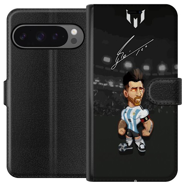 Google Pixel 9 Pro XL Tegnebogsetui Messi