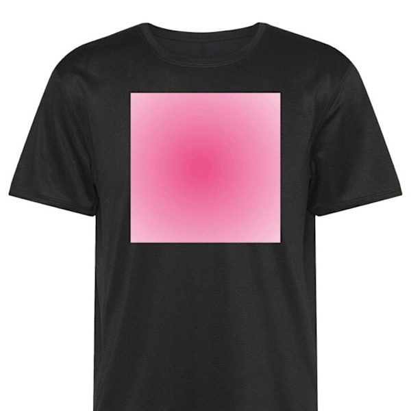 Trenings T-skjorte | Sport T-skjorte for Voksen Rosa Sky svart Medium