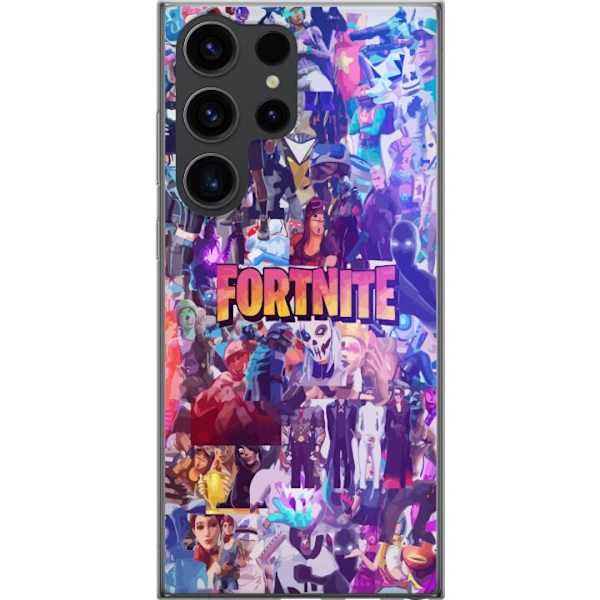 Samsung Galaxy S24 Ultra Gjennomsiktig deksel Fortnite