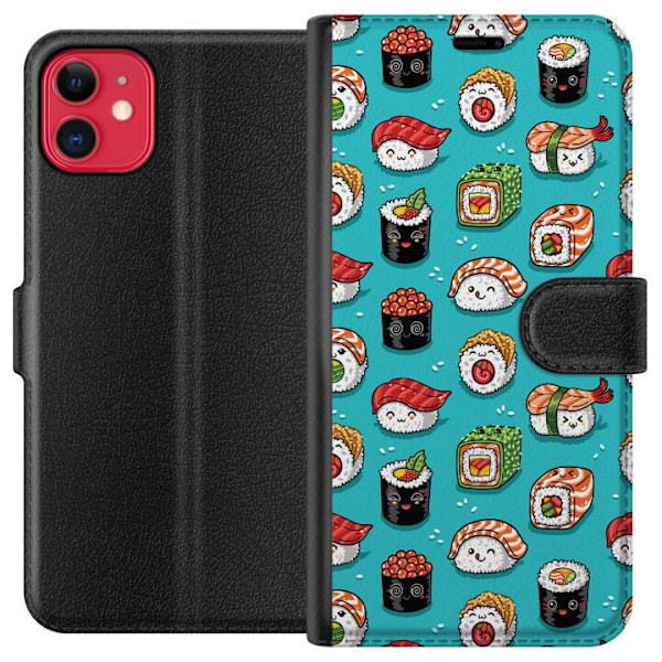 Apple iPhone 11 Tegnebogsetui Sushi