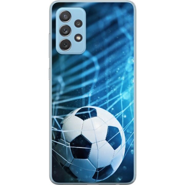 Samsung Galaxy A72 5G Gennemsigtig cover Fodbold