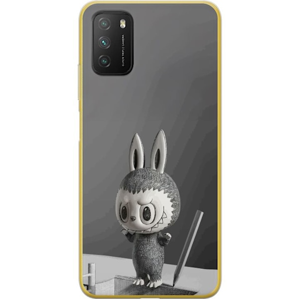 Xiaomi Poco M3  Läpinäkyvä kuori Pop Mart MEGA LABUBU LABUBU Sketch 1000%