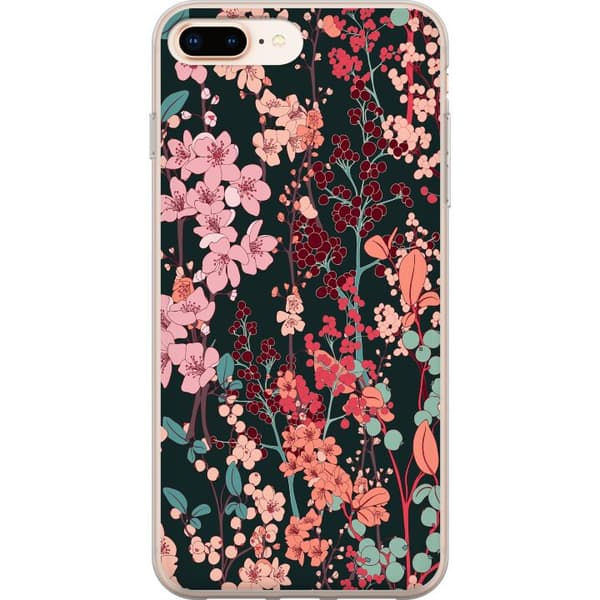 Kompatibel Mobilcover til Apple iPhone 8 Plus Blomster