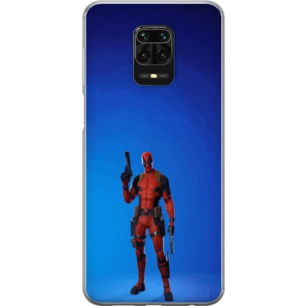 Xiaomi Redmi Note 9S Läpinäkyvä kuori Fortnite - Spider-Man