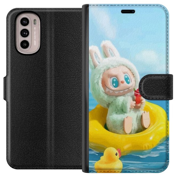 Motorola Moto G41 Lommeboketui Labubu Macaron-serien
