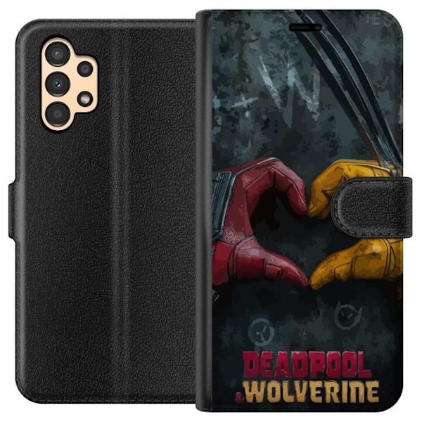 Samsung Galaxy A13 Lommeboketui Wolverine Deadpool