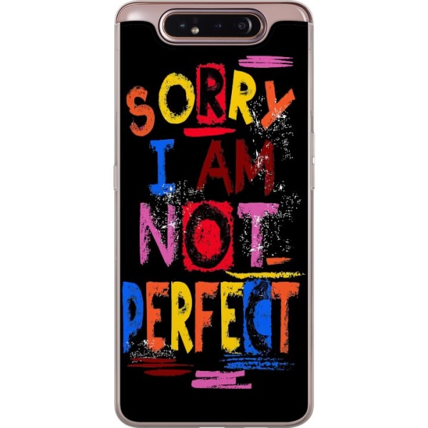 Samsung Galaxy A80 Gennemsigtig cover Sorry