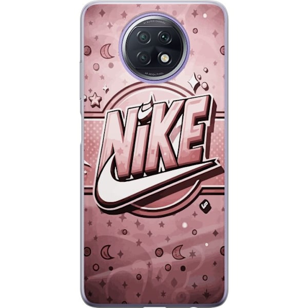 Xiaomi Redmi Note 9T Genomskinligt Skal Nike Rosa