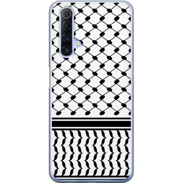 Realme X50 5G Gennemsigtig cover Keffiyeh mønster