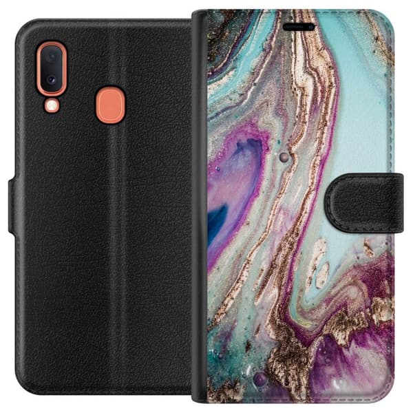 Kompatibelt Plånboksfodral till Samsung Galaxy A20e Fairytale