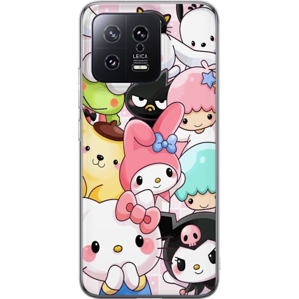 Xiaomi 13 Gjennomsiktig deksel Kawaii Sanrio Crew