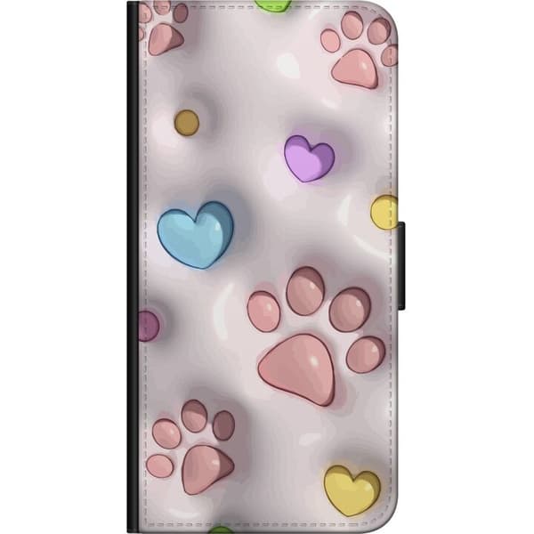 Kompatibelt Plånboksfodral till Samsung Galaxy A20s Fluffiga Tassar